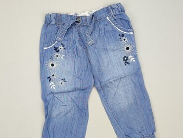 jeansy dziewczęce z dziurami: Jeans, F&F, 3-4 years, 98/104, condition - Perfect