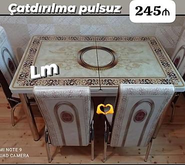 Masalar və oturacaqlar: Masa ve oturacaq rəng seçimi var — 1