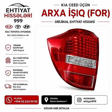reduktor 1:3: Məhsul: Orijinal avtomobil işıqları – KIA modelləri üçün - KIA Ceed — 2