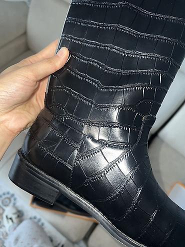 конные сапоги: Продаю сапоги ( Hermès Jumping), размер 38 Стильные высокие сапоги под — 1
