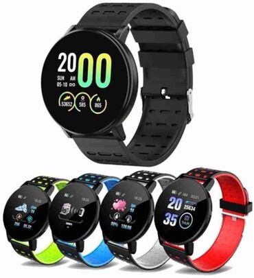Watches: V6 Plus Bluetooth Smart Fitnes Watch Boja sata: Crnai crvena