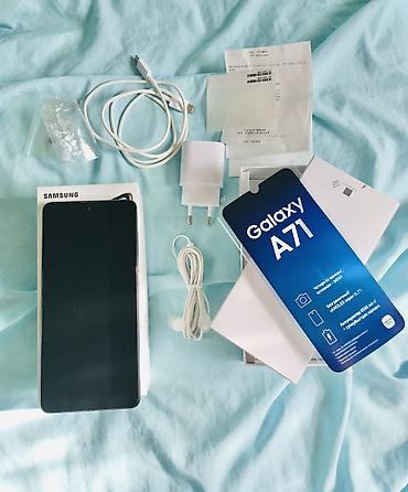 Samsung Galaxy A71, Б/у, 128 ГБ, цвет - Белый, 2 SIM at lalafo.kg Samsung Galaxy A71, Б/у, 128 ГБ, цвет - Белый, 2 SIM