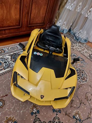 Uşaq üçün elektrikli Lamborghini tipli maşın - Rəng: sarı-qara, sport — 2