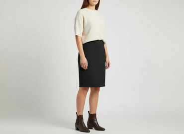 spódnice ołówkowe wzorzyste: Women`s skirt, size 2XL