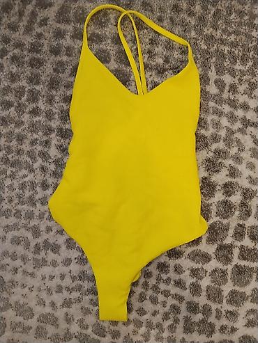 extreme intimo helanke: Jednodelni žuti kupaći kostim Terranova - Model: jednodelni, duboko — 1