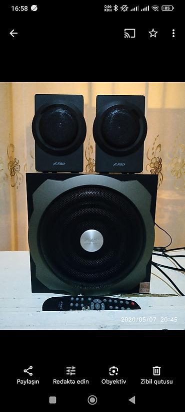 avto dinamik: F&D 2.1 səs sistemi – subvufer + iki peyk akustik - Brend/model — 1