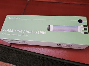 Кабели подключения: GLARE-LINE ARGB 3x8PIN 3x8PIN ARGB удлинительный кабель ARGB