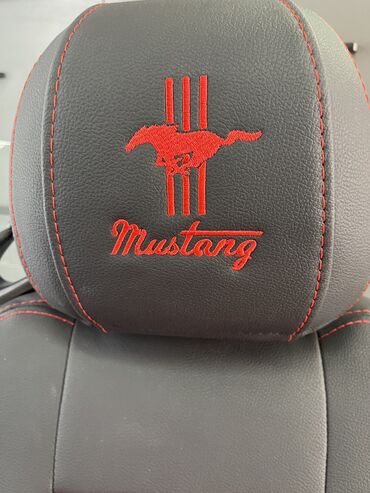 Аксессуары и тюнинг: Установлены модельные чехлы на Ford Mustang . Мы занимаемся пошивом