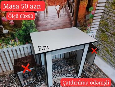 son model mətbəx mebelləri: Mətbəx masası, Yeni, Açılmayan, Laminat, Dördbucaq masa
