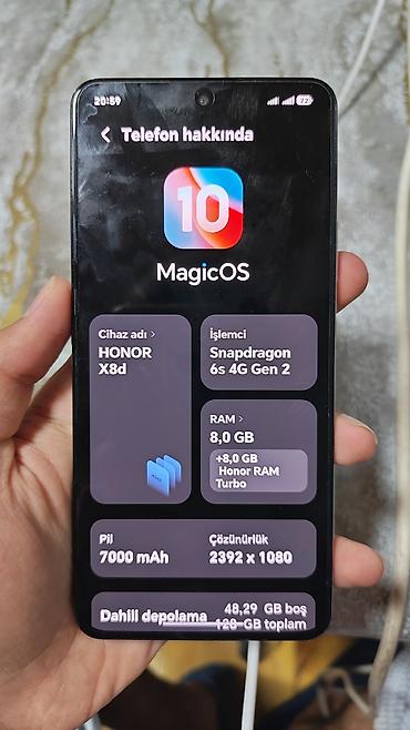 iphone 5s telefon: Honor 128 GB, rəng - Gümüşü, Barmaq izi, Face ID — 3