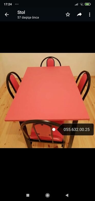 Bağ, çöl masa və oturacaq dəstləri: Stullar anbardan satiş var Modellər coxdur Rəng secimi etmək OLAR — 8