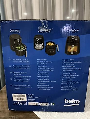 beko: Fritoz Beko, 3-3,9 l, Yeni — 2