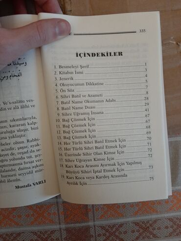 Digər kitablar və jurnallar: Dua çözümləri .tilsimlərin qırılması . İstənilən dualar — 7