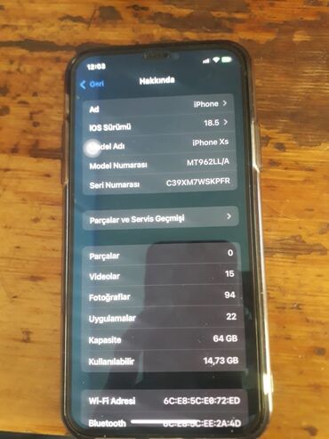 dublikat telefonlar iphone: IPhone Xs, 64 GB, Rose Gold, Zəmanət, Kredit, Qırıq