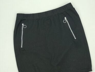 plisowane spódnice z eko skóry: Janina, Women`s skirt, size XL
