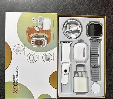 xiaomi buds 5 pro: Набор X9 Unique Combination — умные часы с аксессуарами и — 1