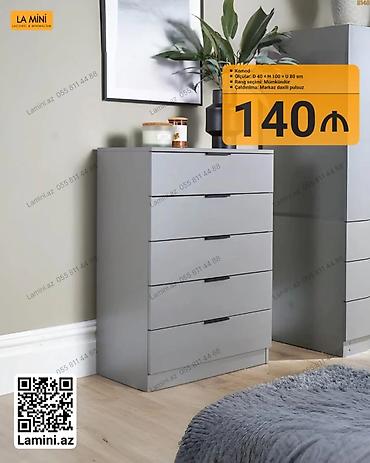 Ev və bağ: KOMOD – minimal dizaynlı, çoxfunksiyalı saxlama mebeli - Ölçülər: D — 1