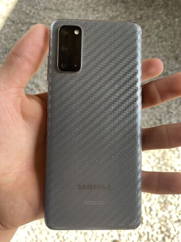 самсунг запчасти: Samsung Galaxy S20, Колдонулган, 128 ГБ, түсү - Боз, 1 SIM