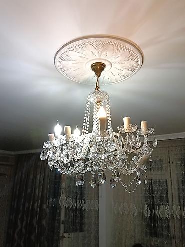 priz: Çılçıraq, 8 lampa, Xrustal — 3