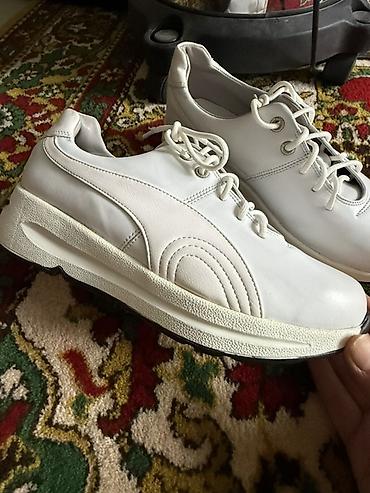 женские криперы кожаные: Кроссовки, 40, 40.5, Puma, Новый, цвет - Белый — 3