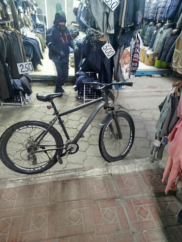 Горные велосипеды: Горный велосипед 26" - Рама: хардтейл, алюминий (матовый тёмно‑серый — 9