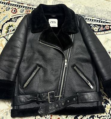 Айымдардын кийими: Дубленка -авиатор ZARA оригинал ! Покупала в Москве в Заре за 8500₽ — 1