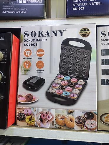 coffee maker: Пончиковница SOKANY SK-08023 - Мощность: 1200 Вт - Формы: 12 — 1