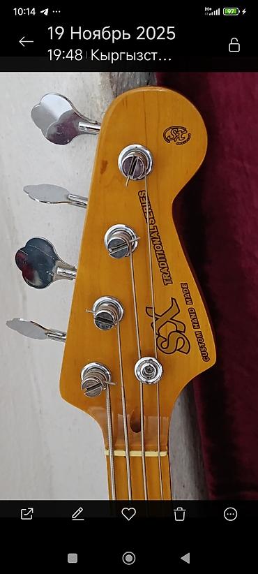 Гитары: Продаю Бас-гитару USA SX Traditional Series (Custom Hand Made) - Тип — 3