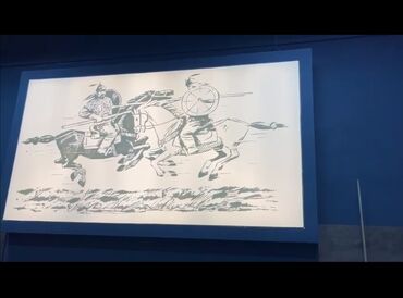 Панно: Прямоугольное настенное панно с абстрактным узором в черно-белой — 12