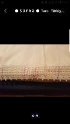 Digər qab-qacaq və mətbəx ləvazimatları: Süfrə. Təzə. Türkiyə istehsalı. Tac firması. Ölçü - 220 x 160 — 7