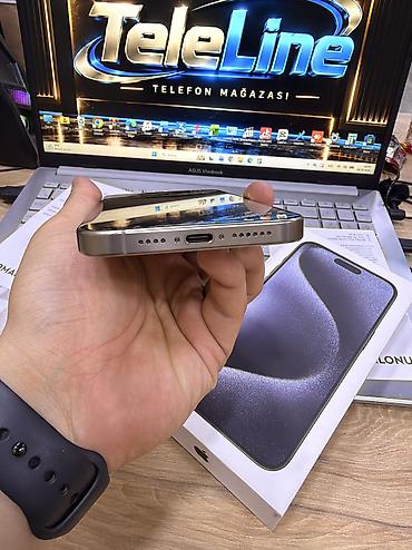 gence ayfon: IPhone 15 Pro Max, 256 GB, Natural Titanium, Zəmanət, Kredit, Simsiz şarj — 4