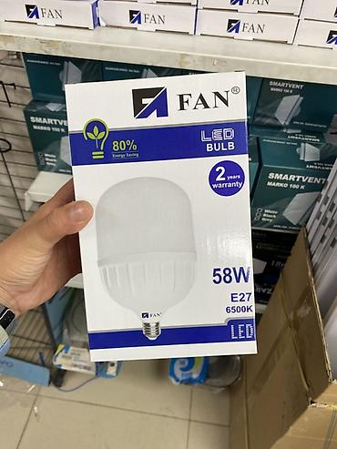 LED-лампа FAN 58W, цоколь E27, 6500K Основные характеристики: -