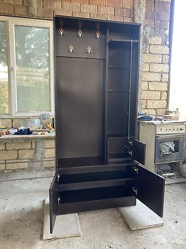 dolab dəhliz: İşlənmiş, 4 qapılı, Güzgülü, Qəhvəyi, Açılan, Düz dolab — 2