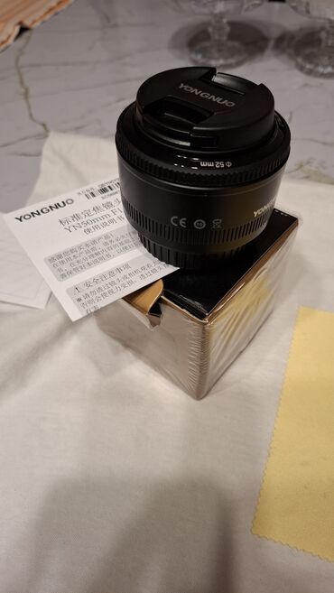 Аксессуары для фото и видео: Lens Yongnuo 50 mm F1,8 satılır