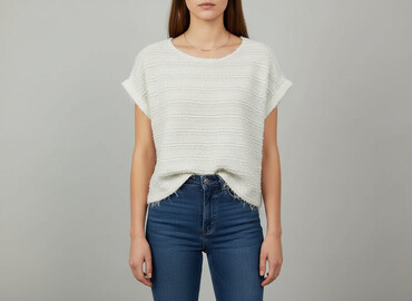 massimo dutti biale spodnie: H&M, Sweter damski, rozmiar M