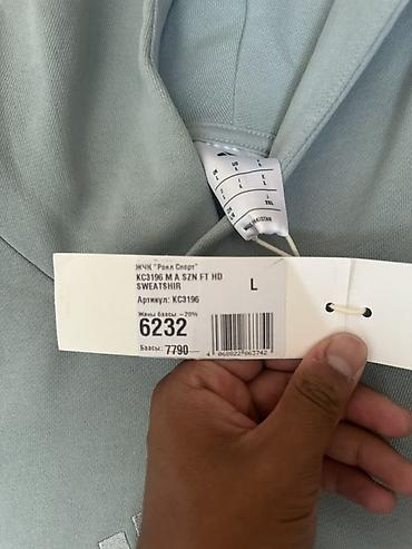 tech flecee: Худи adidas MA SZN FT HD (артикул KC3196) - Цвет: светло-серый - — 3
