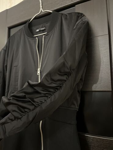 Gündəlik donlar: Zara bomber-paltar. yuxarısı bomber kurtka aşagı etek hissesi triko — 6