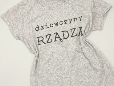 szare t shirty z efektem sprania: Футболка, L, стан - Хороший