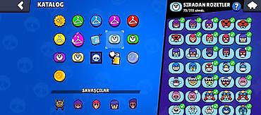bs hesab satışı: Brawl Stars hesabı – R_REVAN_2008 - Kupa yolu: 21,615 - Savaşçılar — 6