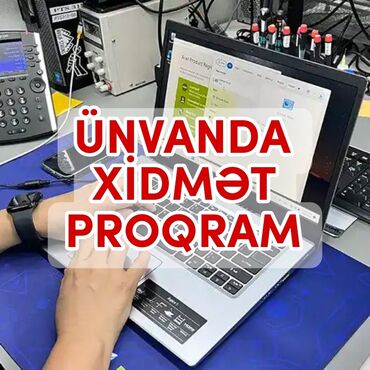 ofis proqramlari: Kompüterlərin noutbukların proqramlaşdırılması, format olunması ✅