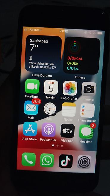 Apple iPhone: IPhone 7, 128 GB, Qara, Barmaq izi — 7