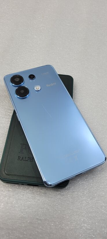 камера задняя: Redmi, Redmi Note 13, Колдонулган, 256 ГБ, түсү - Көгүлтүр, 2 SIM