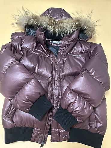 Куртки: Мужская куртка, XL, Columbia, Б/у, цвет - Фиолетовый, Самовывоз — 1