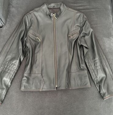 jakne koje svetle u mraku: Kozna jakna, kupljena u Italiji. Bez vidljivih tragova nosenja