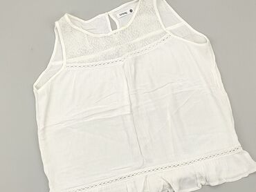 białe eleganckie bluzki z krótkim rękawem: Bluzka Damska, SinSay, XL, stan - Dobry
