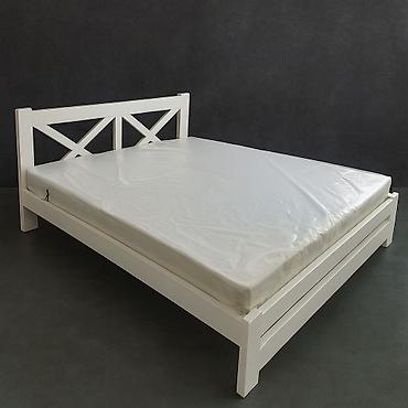 Кровати: Двуспальная кровать, Новый, Каркас без матраса, В рассрочку, длина - 200 см — 5