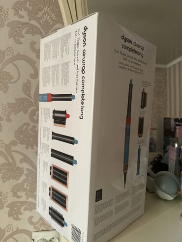 фен технический: Мультистайлер Dyson, Түздөө үчүн, Насадка-спираль, Толкундуу жасалга үчүн
