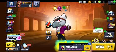 monitör ikinci el: Brawl Stars hesabı – yüksək trofeyli və zəngin kosmetik kolleksiya
