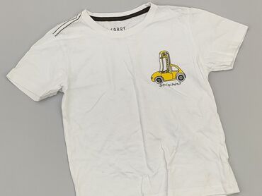 koszulka z piórami: Koszulka, Carry, 8 lat, 122-128 cm, stan - Bardzo dobry