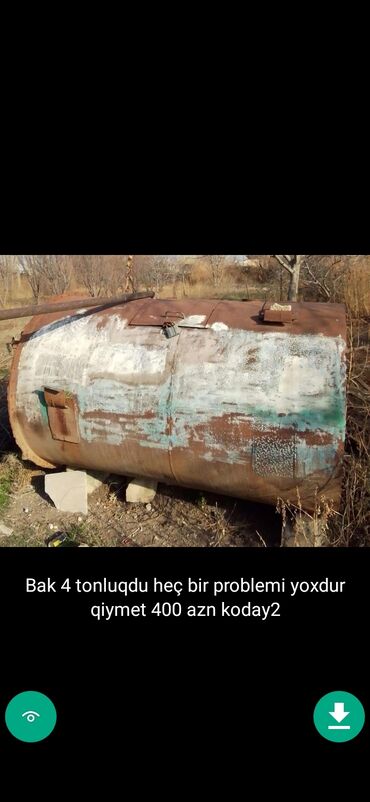 Baklar və çənlər: Bak, Plastik, 1000 l l, İşlənmiş, Ünvandan götürmə — 19